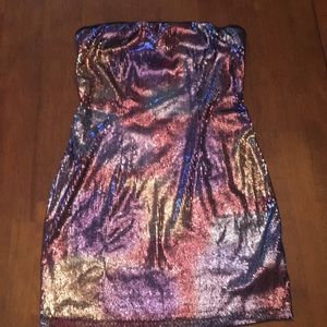 Sequined tank tunic